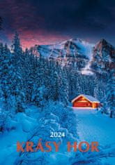 Kalendář 2024 Krásy hor, nástěnný