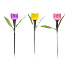 ACTIVER Lampa solární tulipán 30,5 cm, assort, sada 8 ks