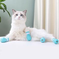 Northix Boty pro kočky ze silikonu, 4 ks 