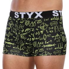 Styx Pánské boxerky art sportovní guma nadrozměr fyzika (R1652) - velikost 5XL