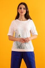 Fobya Dámské tričko s potiskem Hounthafe bílá L/XL