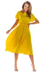 Infinite You Dámské mini šaty Guinendole A296 žlutá S