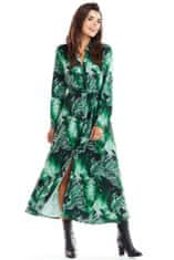 Infinite You Dámské midi šaty Shahnu A324 zelená XL
