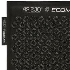 Akupresurní podložka ECO s polštářem 68 x 42 cm - černá-černá