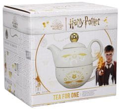 CurePink Keramický set na čaj Harry Potter: Famrfpál (16 x 14 x 9 cm)