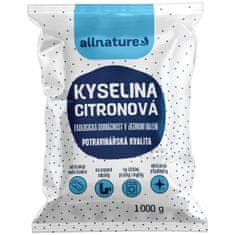 Allnature Kyselina citronová, 1000 g