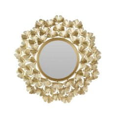 Dekorstyle Nástěnné zrcadlo GINKGO BILOBA 52 cm zlaté