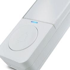 Solight bezdrátové bezbateriové tlačítko pro 1L70, 1L70B, 150m, bílé, learning code, 1L70T