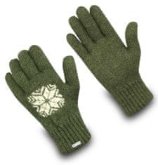 Exquisiv Vlněné rukavice Subzero Snowflake L / Hubertus Green