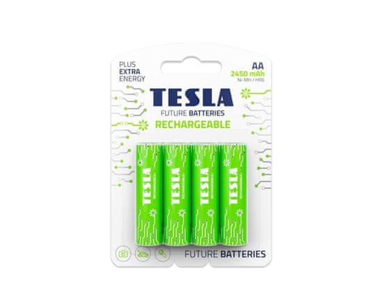 Tesla Batteries TESLA AA RECHARGEABLE Alkaline 4 ks blistr HR06