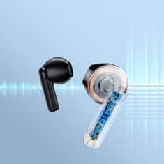 Greatstore Bezdrátová sluchátka TWS ENC Vodotěsná IPX4 Bluetooth 5.3 černá