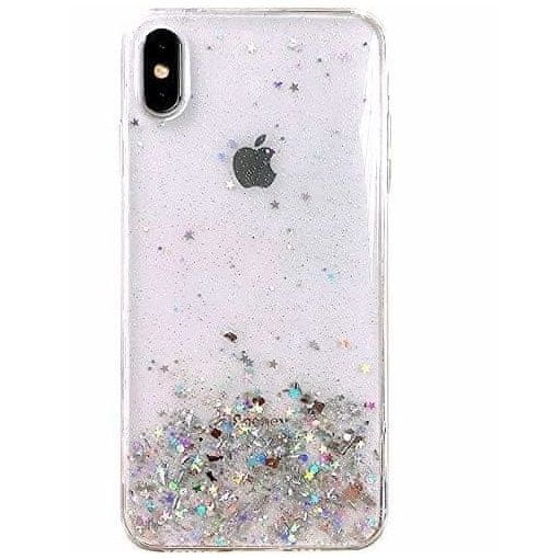 WOZINSKY Wozinsky Star Glitter silikonové pouzdro pro Apple iPhone XS Max - Růžová KP8707