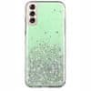 Wozinsky Star Glitter silikonové pouzdro pro Samsung Galaxy S21 Ultra 5G/Galaxy S30 Ultra - Zelená KP9958
