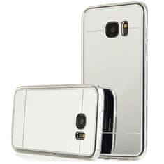 IZMAEL Lesklé zrcadlové pouzdro pro Samsung Galaxy S7 - Stříbrná KP19666