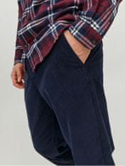 Jack&Jones Pánské kalhoty JPSTKARL Tapered Fit 12237547 Navy Blazer (Velikost 36/34)