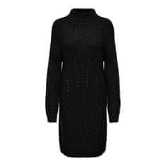 Jacqueline de Yong Dámské šaty JDYNEW Relaxed Fit 15300295 Black (Velikost S)