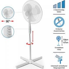 Ito WLSF-4043: Stojanový oscilační ventilátor 40 cm