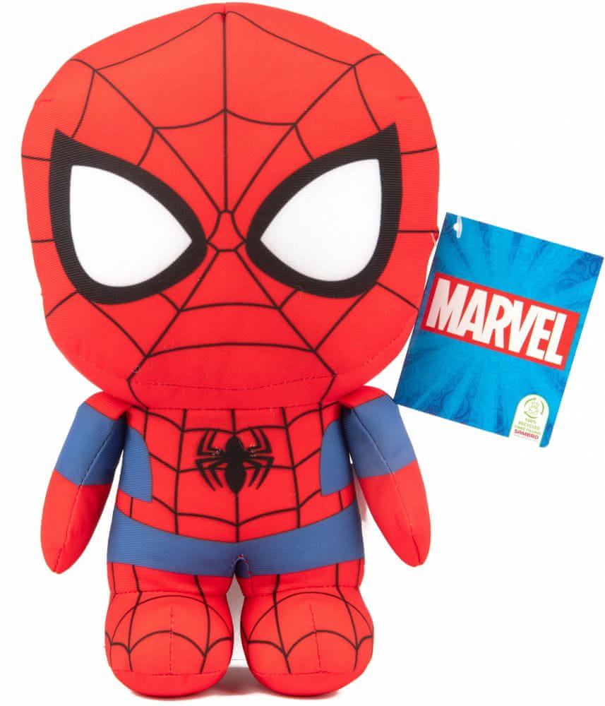 Levně Alltoys Látkový Marvel Spider Man se zvukem 28 cm