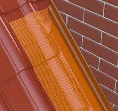 Vše pro střechu Hliníkový těsnící pás – 3D strukturovaný povrch (5m), hnědá