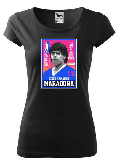 Fenomeno Dámské tričko Diego Maradona Velikost: XS