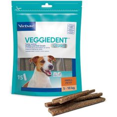 Virbac CET Veggiedent Fresh S žvýkací plátky15 ks, 224g
