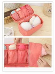 INNA Organizér na spodní prádlo do cestovní tašky pro kufr barva růžová