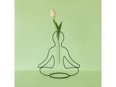 Balvi , Váza Yoga Silhouette 27584 | Černá