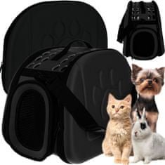Purlov Transportér - taška na psa/kočku - černá