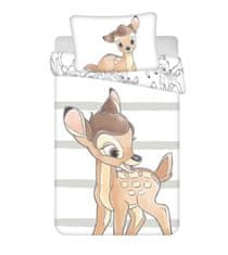 Jerry Fabrics  Povlečení do postýlky Bambi stripe baby 100x135, 40x60 cm
