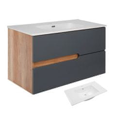 BPS-koupelny Koupelnová skříňka s keramickým umyvadlem Spectrum CA 100