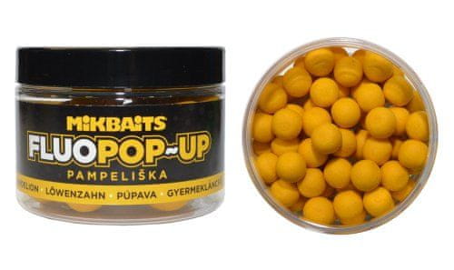 Mikbaits Boilies Fluo Pop-Up - Pampeliška - 10 mm