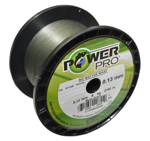 Power Pro Šňůra vláčecí Moss Green Ø 0,15 mm
