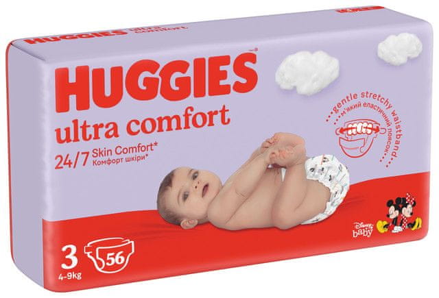Levně Huggies Ultra Comfort 3 (56) Jumbo