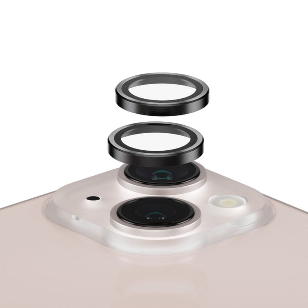 Levně PanzerGlass HoOps Apple iPhone 13 mini/13 1142 - ochranné kroužky pro čočky fotoaparátu - rozbaleno