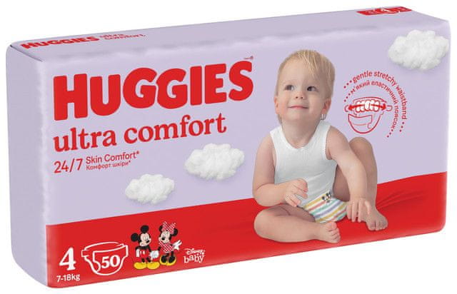 Levně Huggies Ultra Comfort 4 (50) Jumbo
