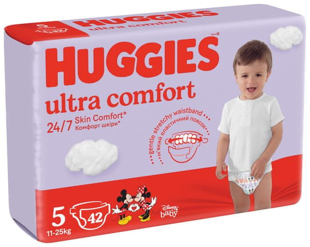 Levně Huggies Ultra Comfort 5 (42) Jumbo