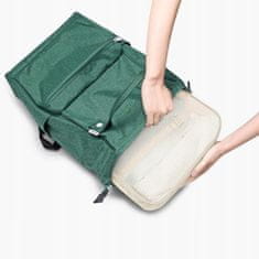 INNA Cestovní organizéry do šatního kufru 8 tašek TASOS Organizér Trip Story béžová barva