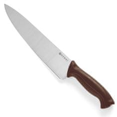shumee Nůž kuchařský na klobásy a uzeniny HACCP 385mm - hnědý - HENDI 842799