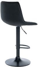 BHM Germany Barová židle Lex, samet, černá podnož / černá