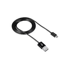 Canyon USB kabel "UM-1", černá, USB 2.0-microUSB, 1 m, CNE-USBM1B