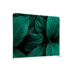Jansen Display Potištěná látková dělící stěna 200-150 Oboustranný Zelené listy rostlin
