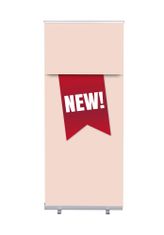 Jansen Display Set Roll-baneru Budget s vytištěným motivem, šířka 85 cm, Novinka, červený, anglicky