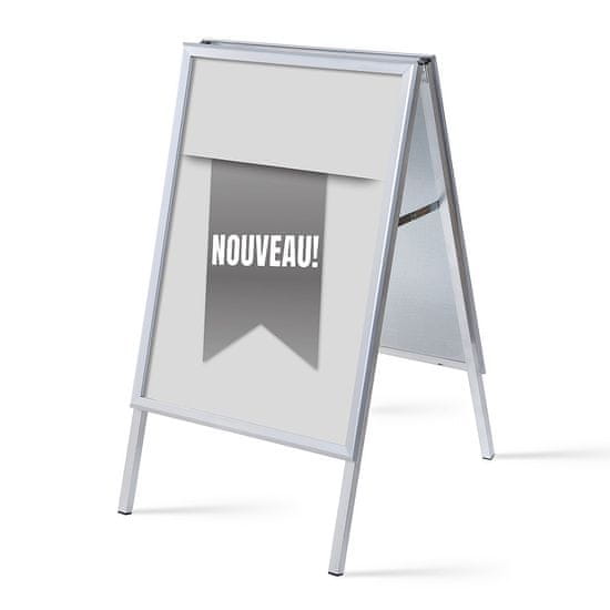 Jansen Display Set reklamního áčka A1, Novinka, šedý, francouzština