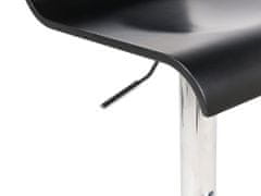 Beliani Černá barová židle VALENCIA
