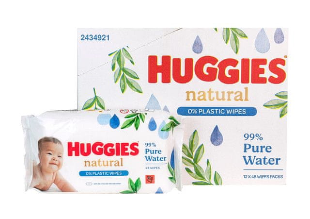Huggies wipes Natural Pure Water 10 x 48ks