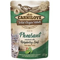 Carnilove Cat kaps. Rich in Pheasant Enriched with Raspberry Leaves 85 g