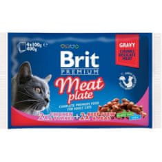 Brit Premium Cat kaps. Meat Plate 4x100 g