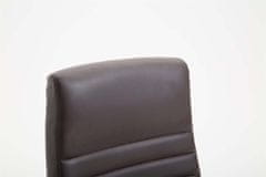 Sortland Kancelářská židle Valais - umělá kůže | hnědá