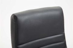 Sortland Kancelářská židle Valais - umělá kůže | černá