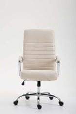 Sortland Kancelářská židle Valais - látkové čalounění | krémová